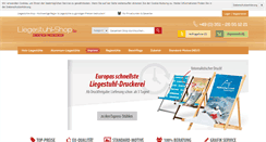 Desktop Screenshot of liegestuhl-shop.de